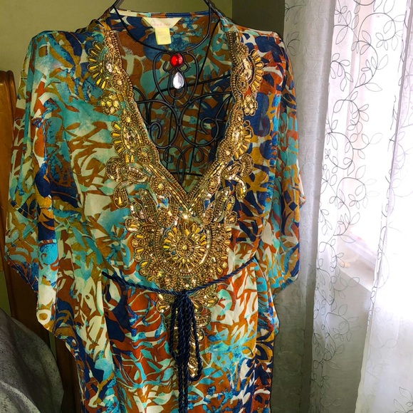 Lucky Brand Dresses & Skirts - 🦋PATTERN SHEER DRESS 🦋